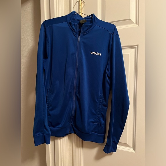 Adidas - Blue Zip Up Sweater - Picture 1 of 3